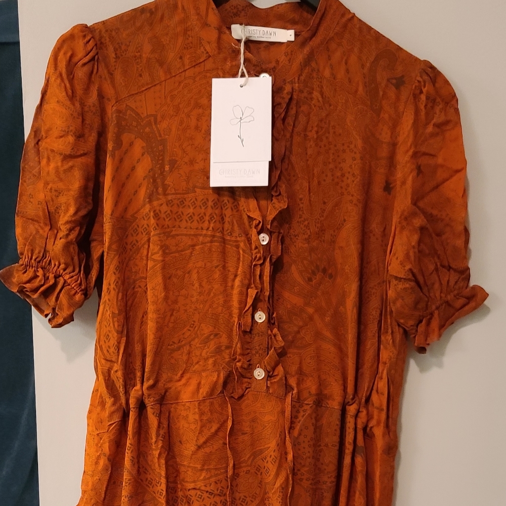 New Christy Dawn Elle Pumpkin Paisley - Picture 5 of 10